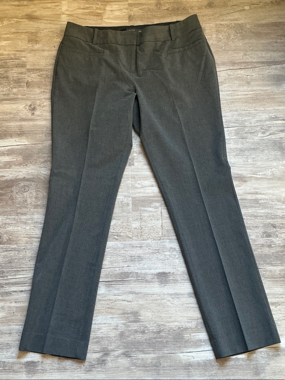 The Limited Drew Fit Dress Pants in Dark Gray